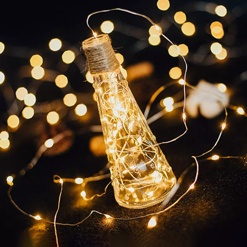 Guirlande lumineuse décorative en fil de cuivre USB