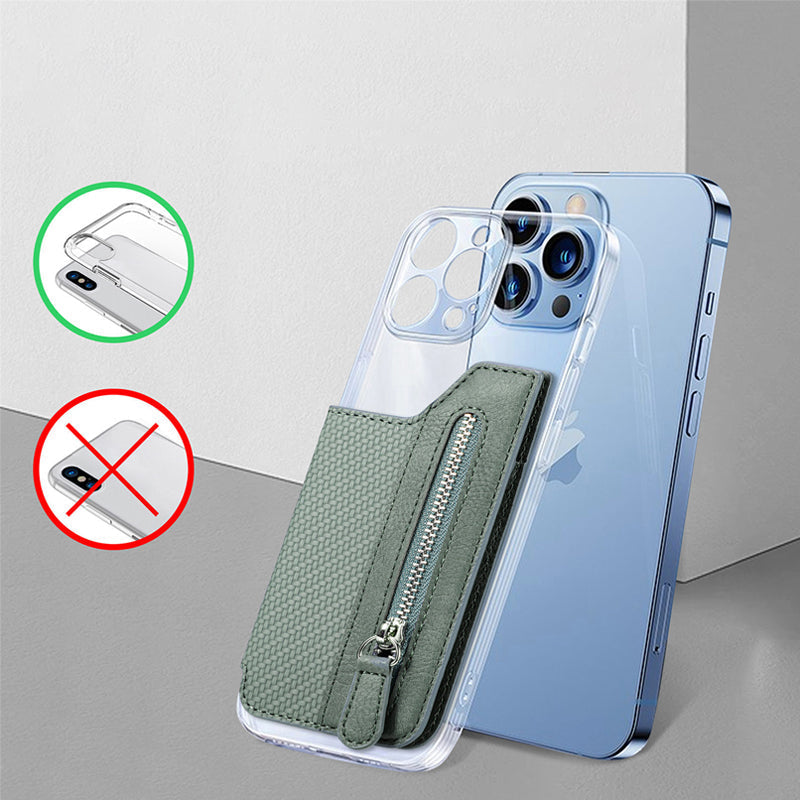 Porte-cartes adhésif multifonctionnel pour portefeuille de téléphone