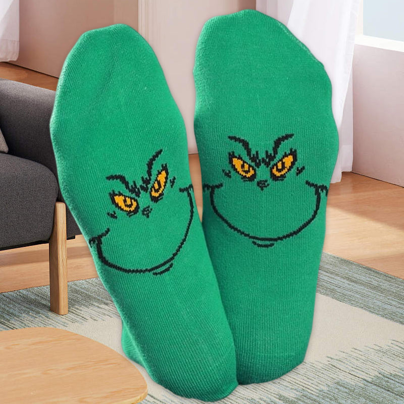 Chaussettes Monstre Vert