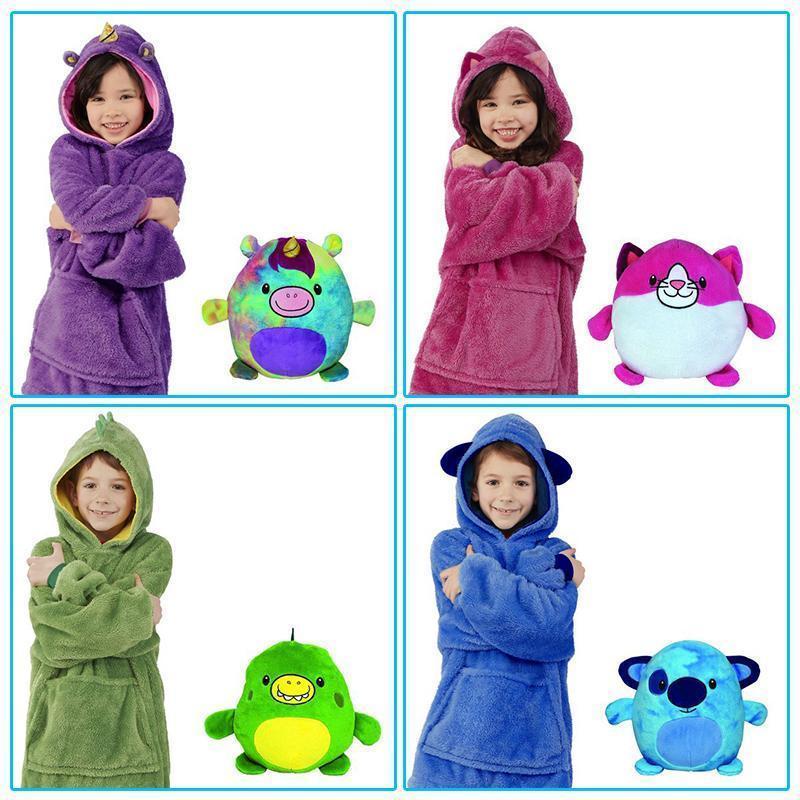 Sweat Ă Capuche de Couverture pour Enfants