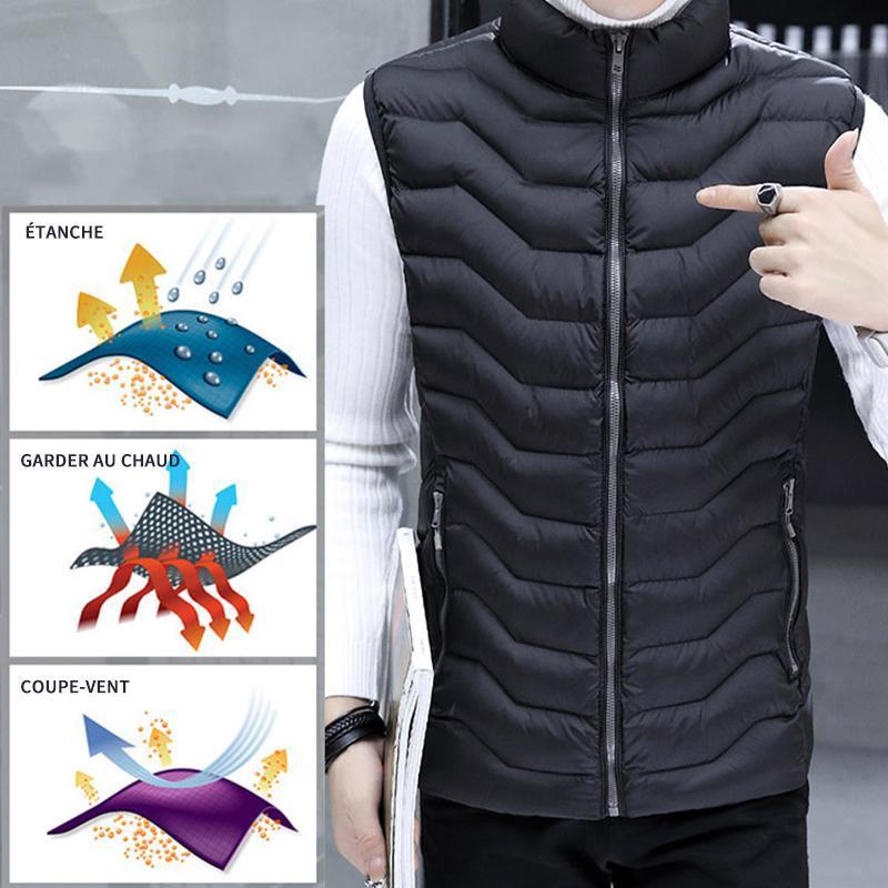 Gilet de Duvet Léger Chaud
