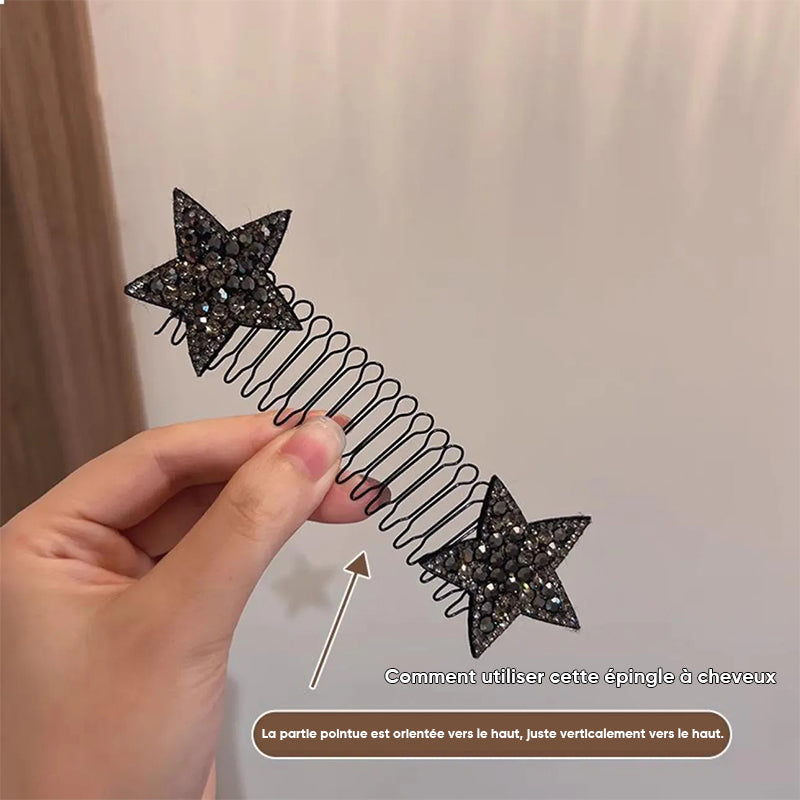 Bandeau à cheveux peigne tireur