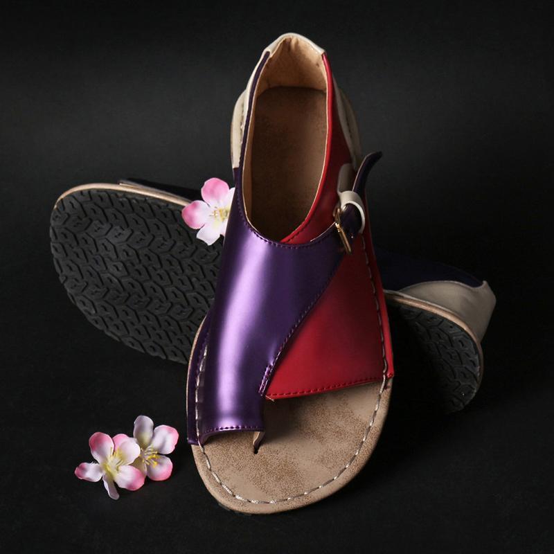 Sandales Cuir Femmes Plates