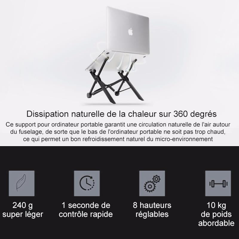 Support Ajustable pour Ordinateur Portable