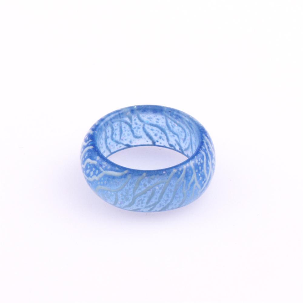 Bague Lumineuse Colorée en Résine