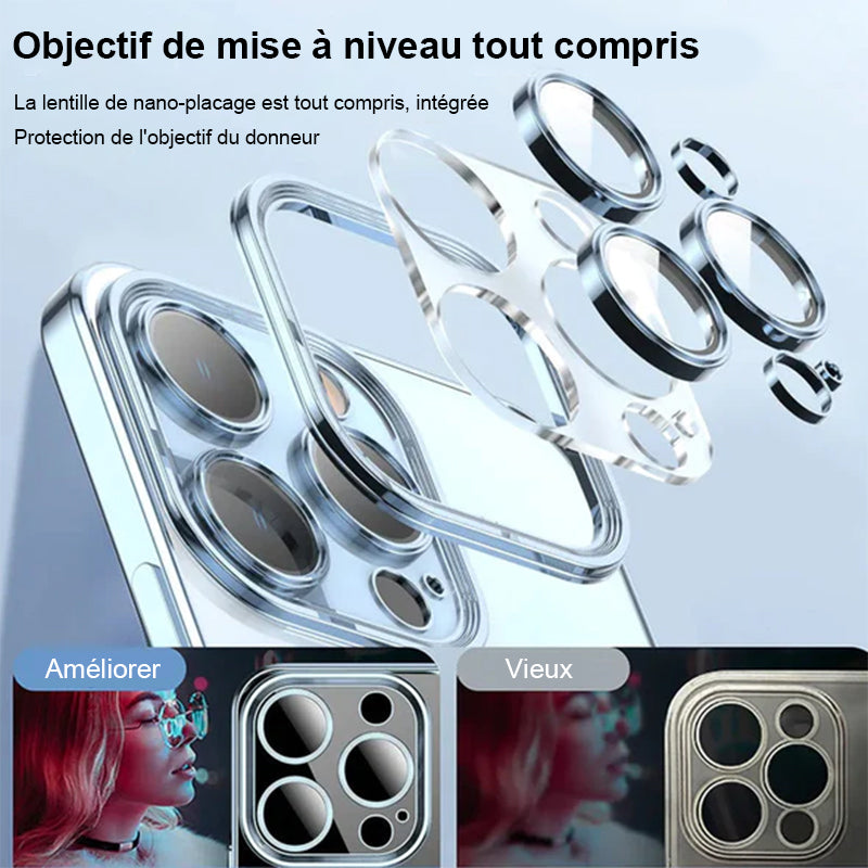 Galvanoplastie Charge magnétique sans fil Coque et skin iPhone