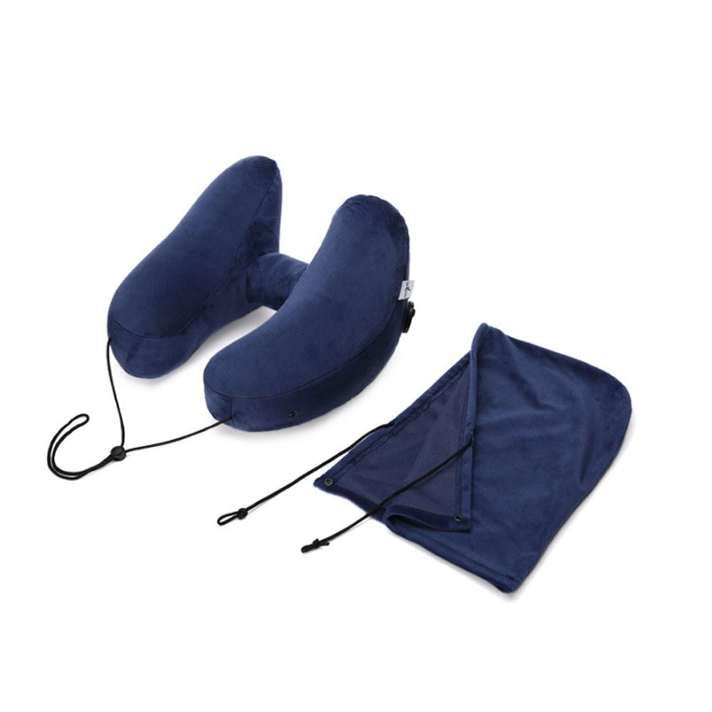 Oreiller de Voyage Gonflable Avec Chapeau