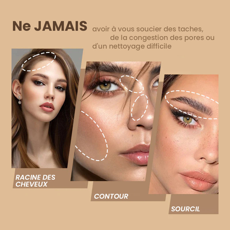 Ombre à poudrer pour le front et la racine des cheveux