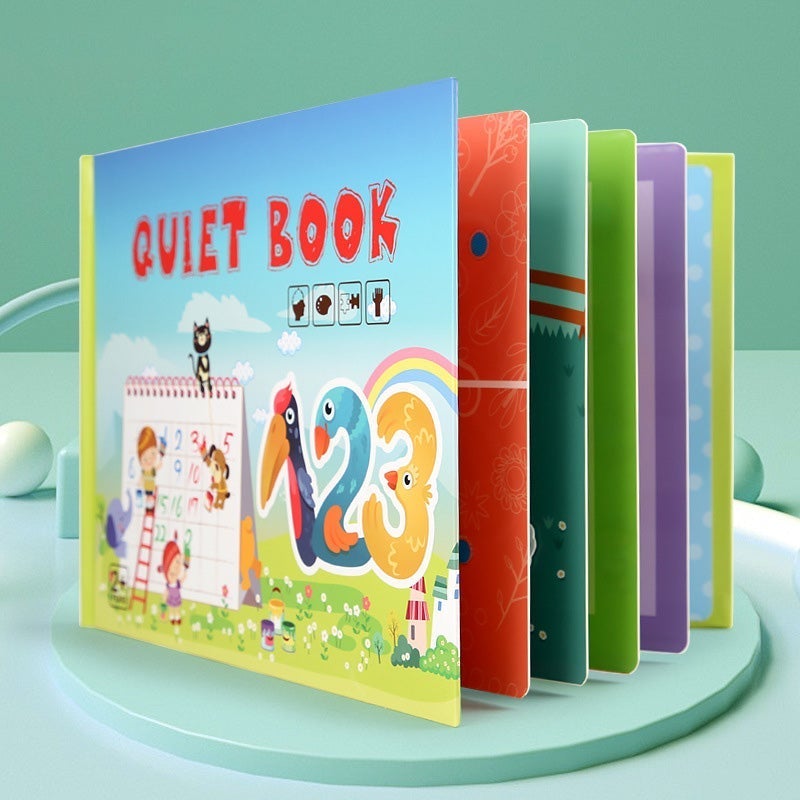 Livre Occupé pour que l'enfant développe des compétences d'apprentissage