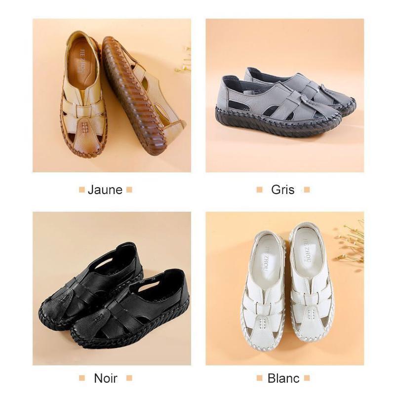 Sandales en cuir faites main