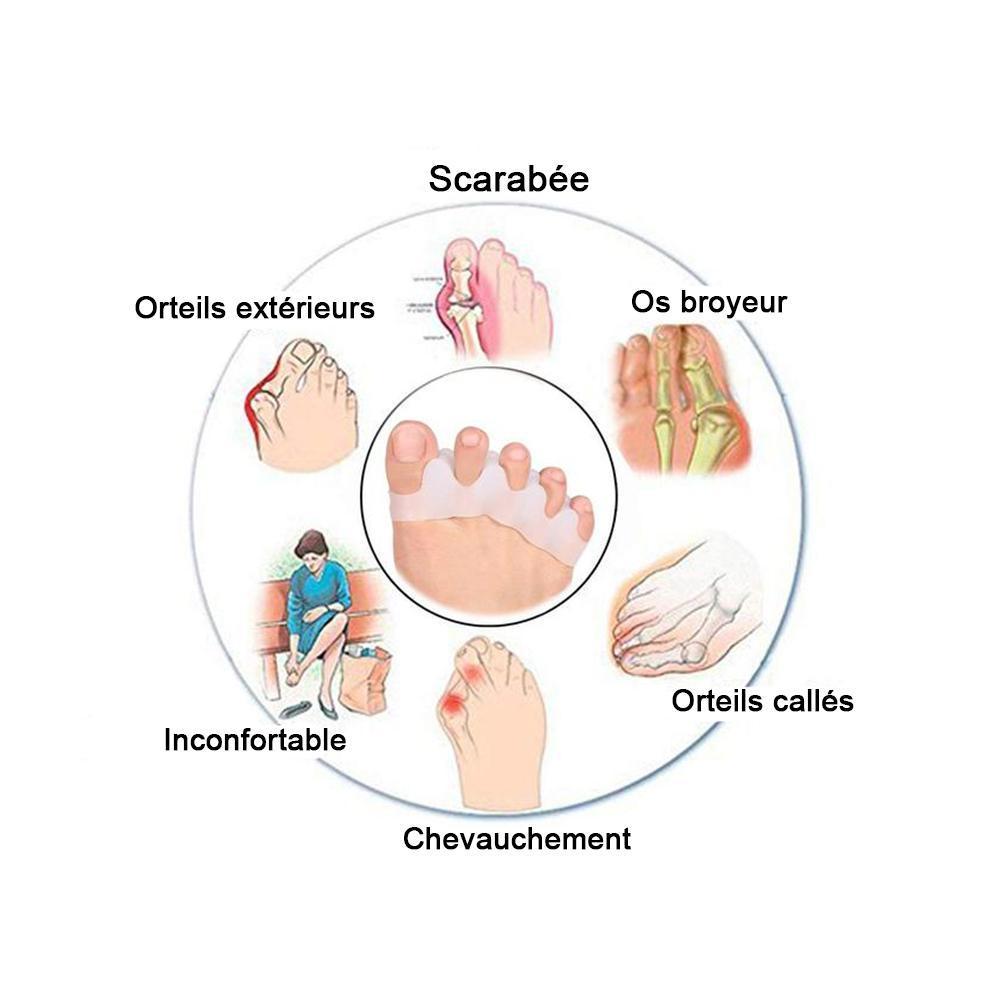 Silicone Orteil Correcteur Et Séparateur