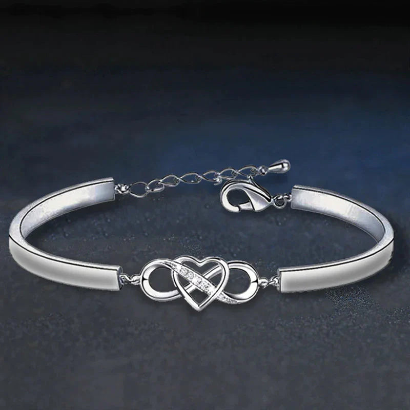 Rappelez-vous Toujours que Je t'aime Maman Bracelet Coeur d'amour pour Toujours