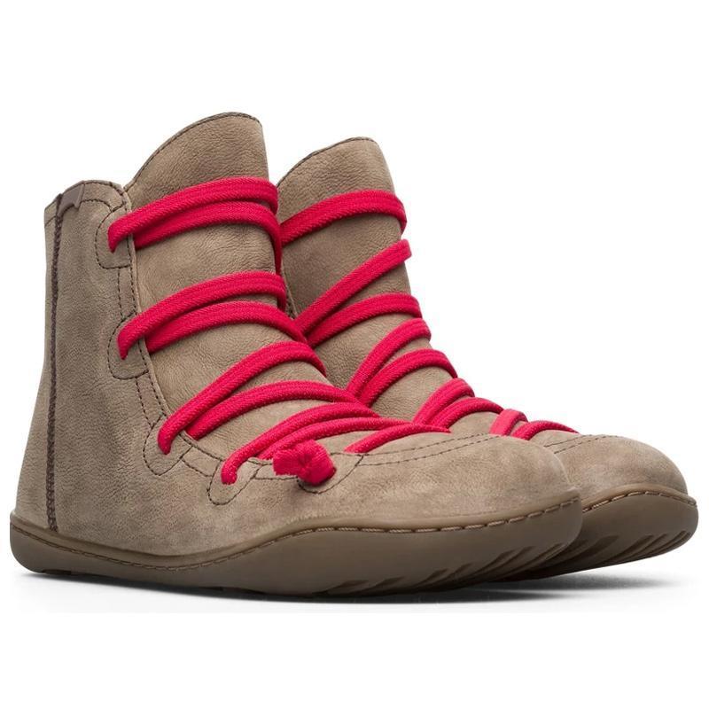 Daim chaussures à talons plats