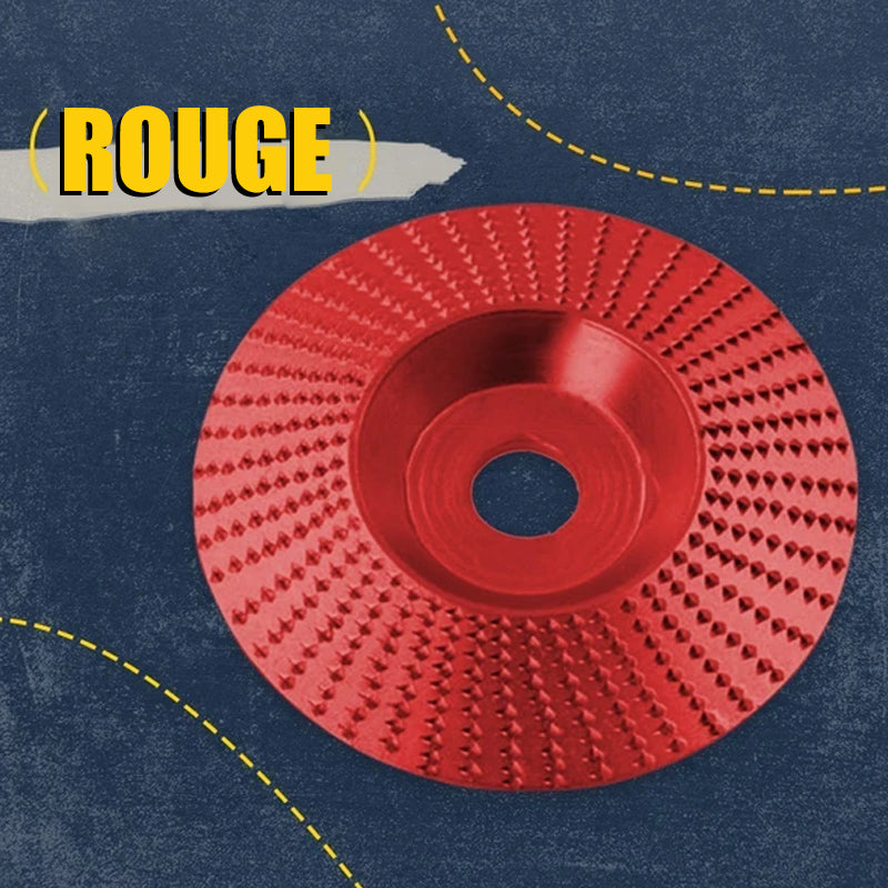 Roue de façonnage d'angle en bois