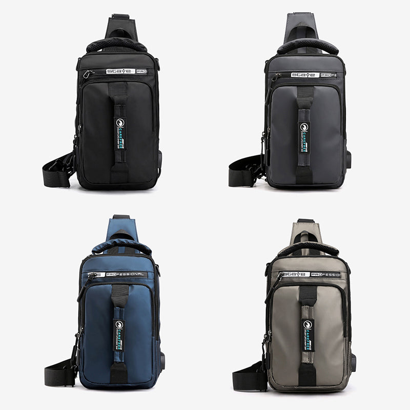 Sac à bandoulière étanche pour homme