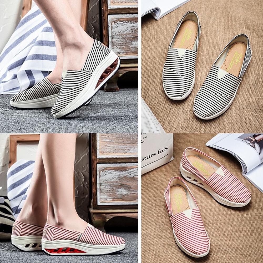 Chaussures De Toile Avec La Bouche Peu Profonde