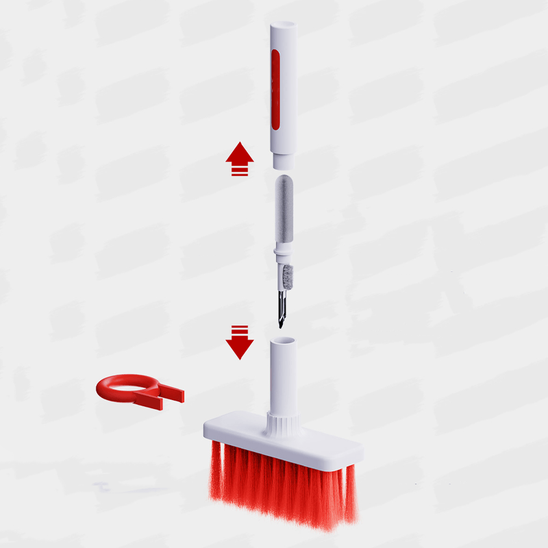 🌲Brosse de Nettoyage 5 en 1 pour Clavier et Écouteurs