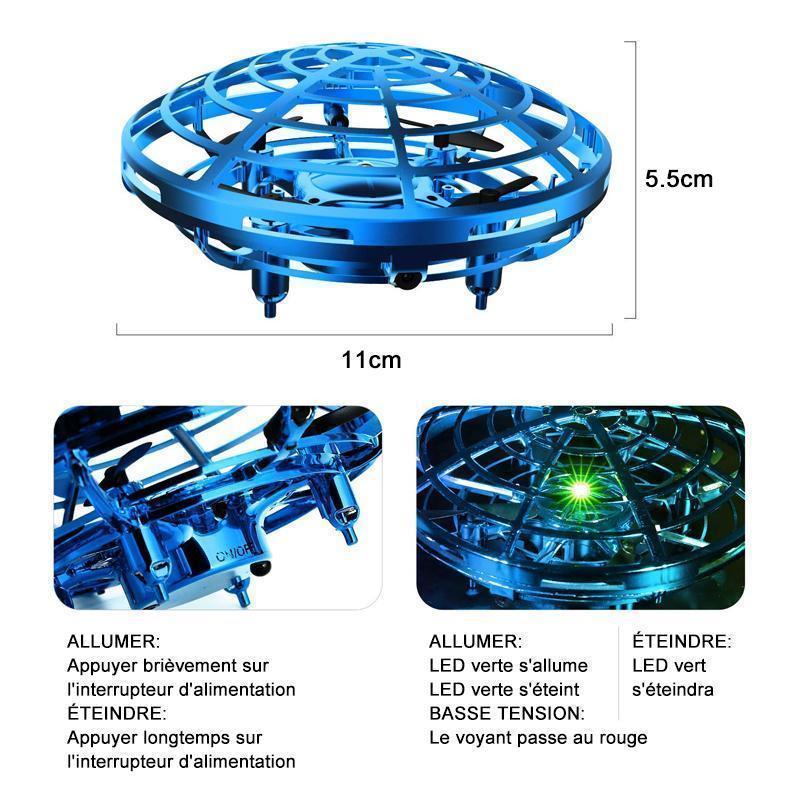 🛫 UFO Mini Avions Drones à Induction