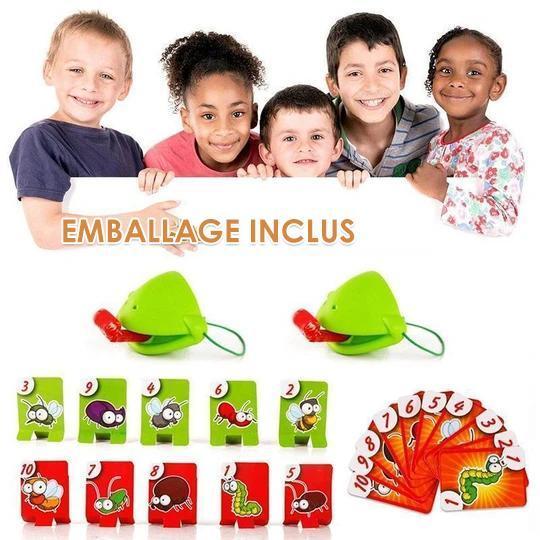 Jouet de bureau de jeu de capture de langue caméléon