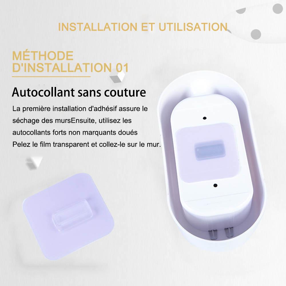 Porte Brosse de Toilette Murale
