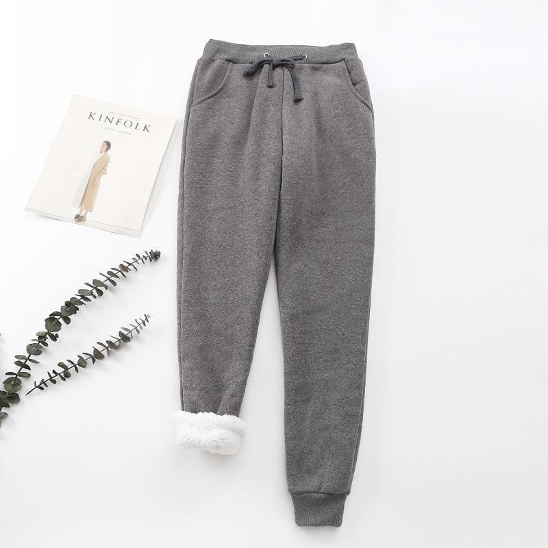 Pantalon de Survêtement Chaud en Cachemire D'hiver