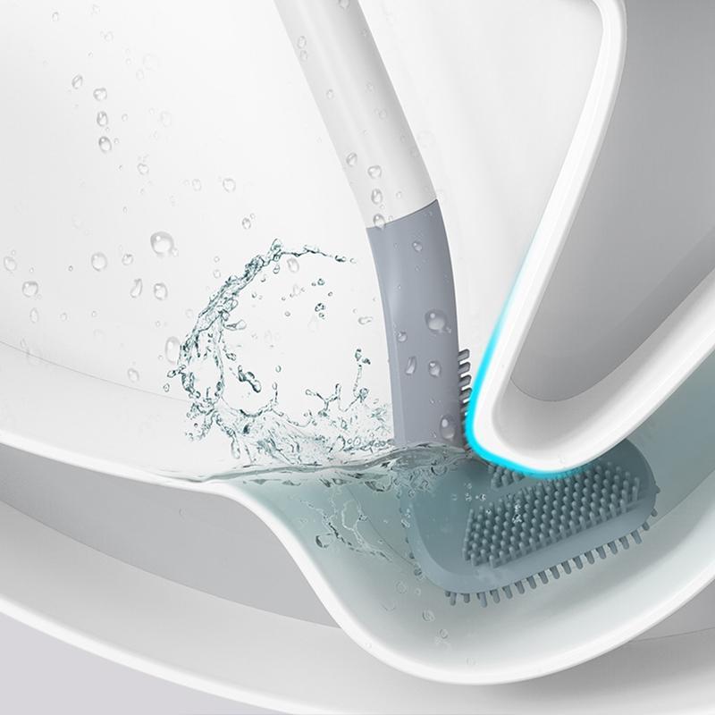 đ Brosse de Toilette Forme Club de Golf avec Porte-brosse