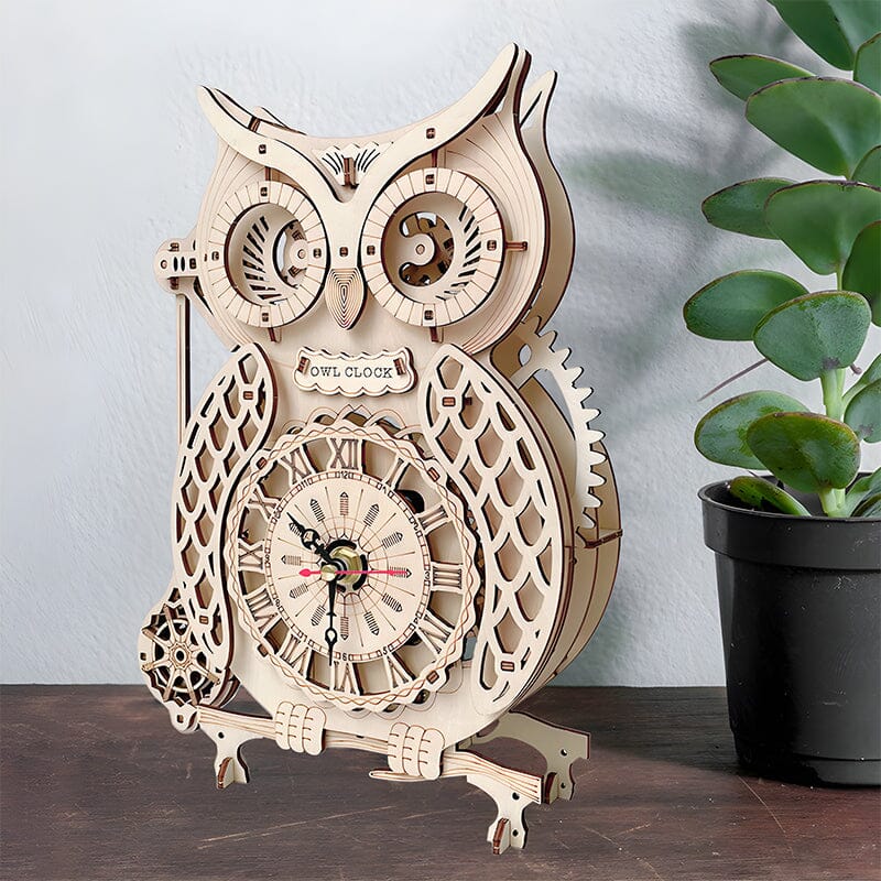 Ensemble de puzzle de modèle mécanique en bois super
