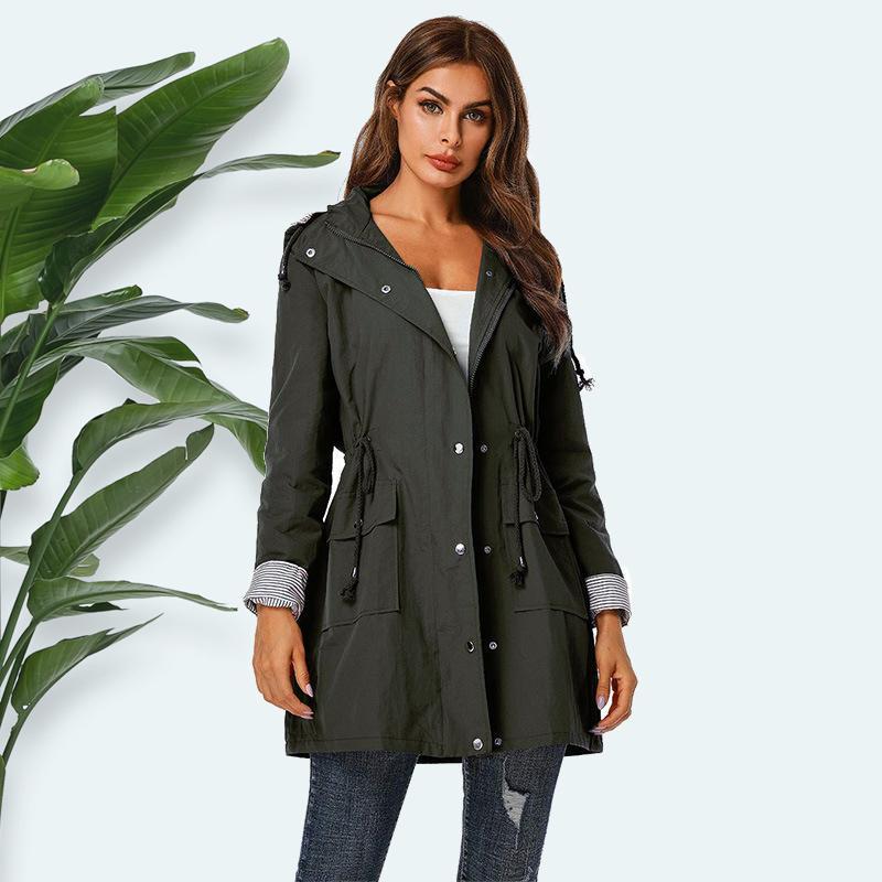 Manteau à capuche pour femme