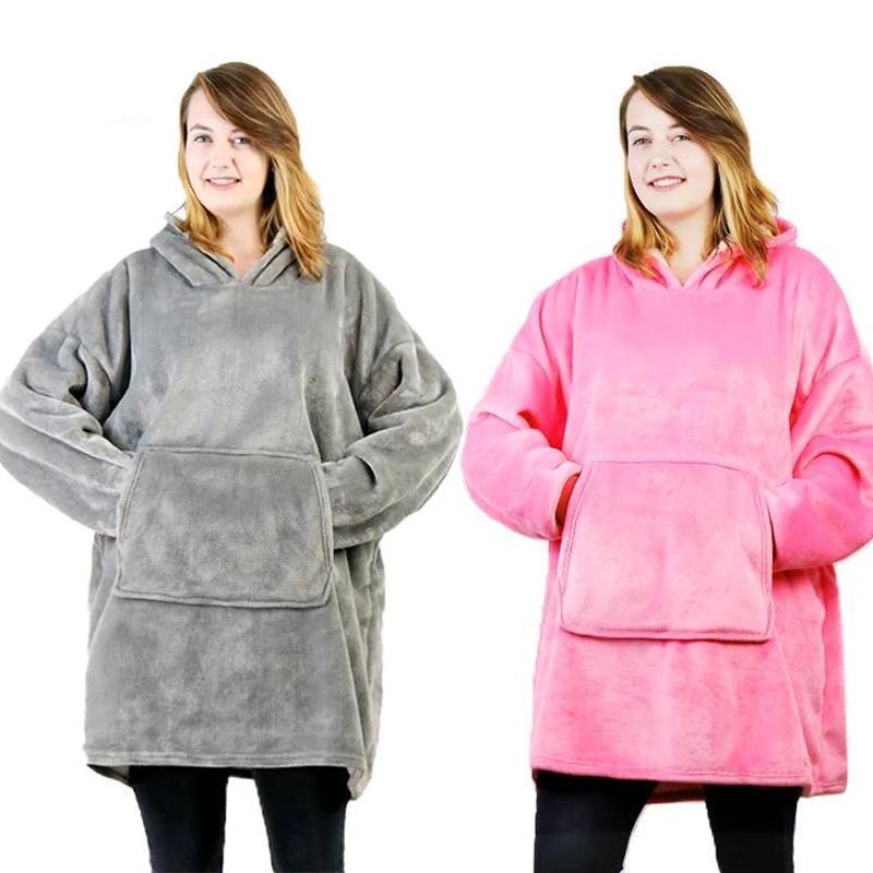 Le Plaid-Sweat Ă Capuche pour Adults & Enfants
