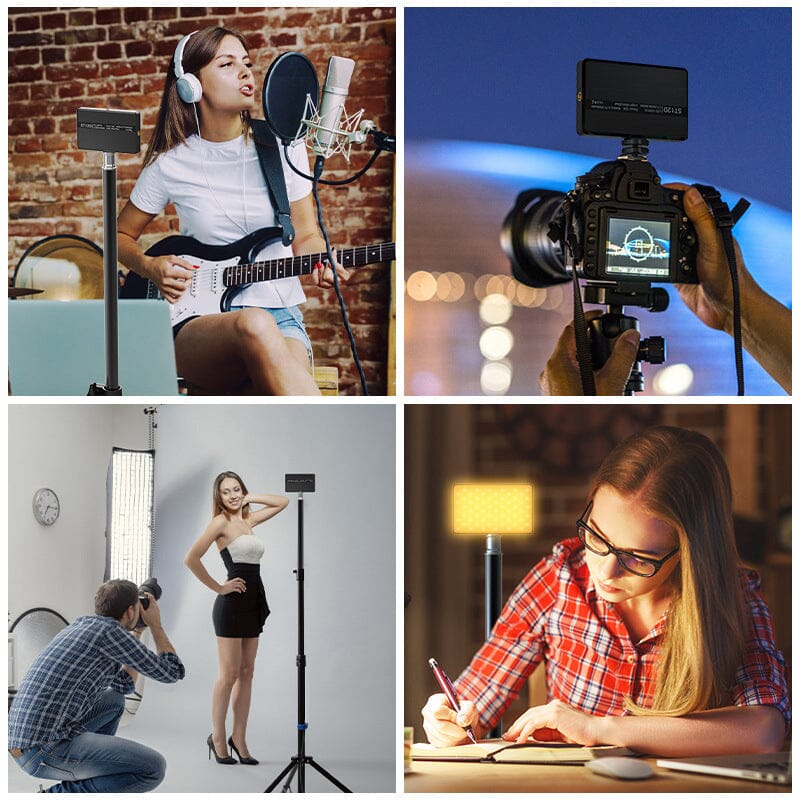 Lampe de téléphone LED avec clip avant et arrière