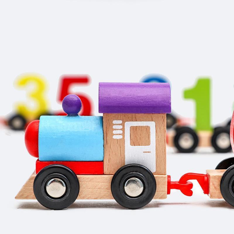 💥Grosses soldes💥Jouet en Bois de Train Numérique
