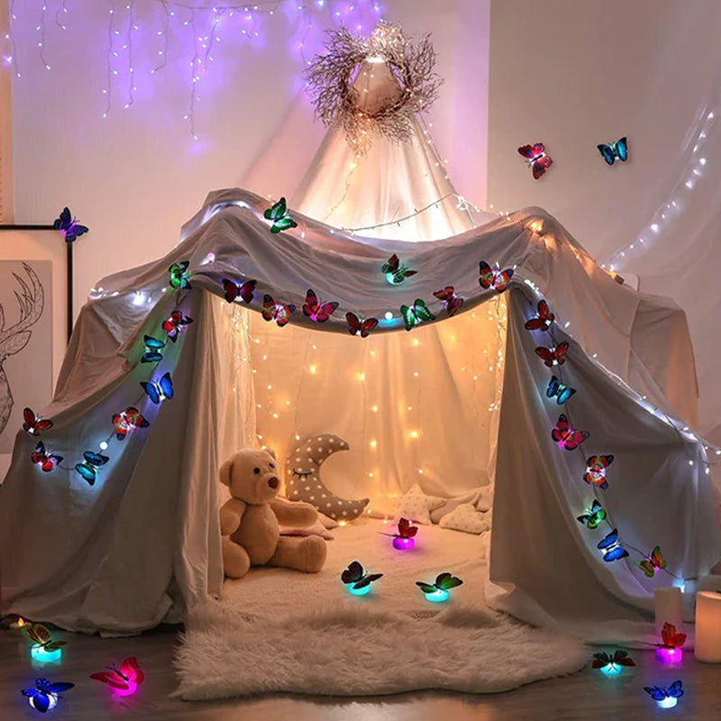 🦋Veilleuse 3D LED Papillon Décoration