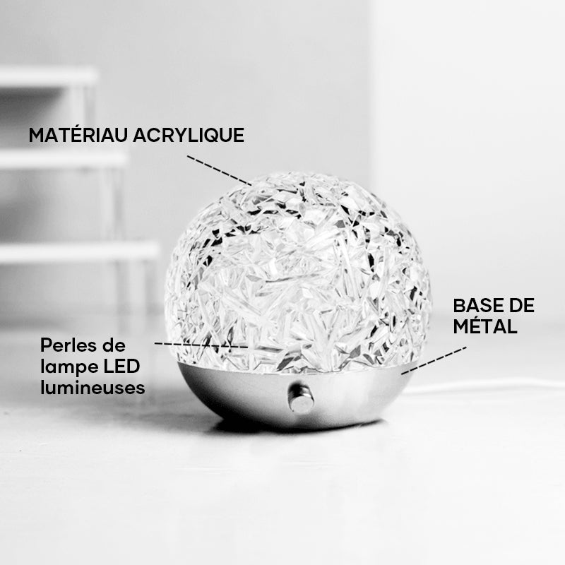 Lampe d'ambiance Ă projection dynamique de vagues d'eau