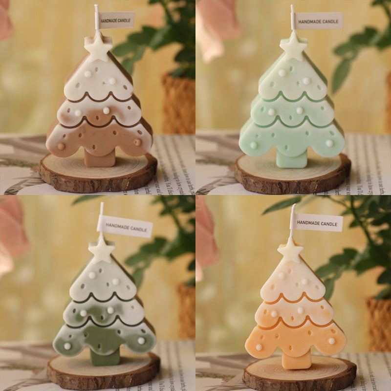 Bougies parfumées sapin de Noël