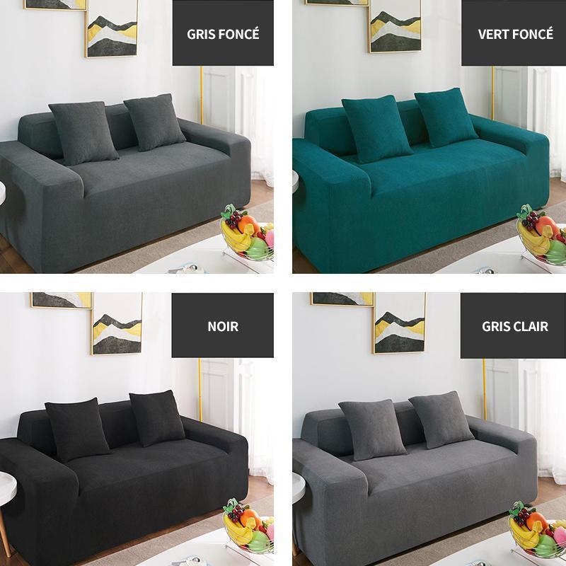 Housse de Canapé Élastique Universelle Imperméable 8 couleurs