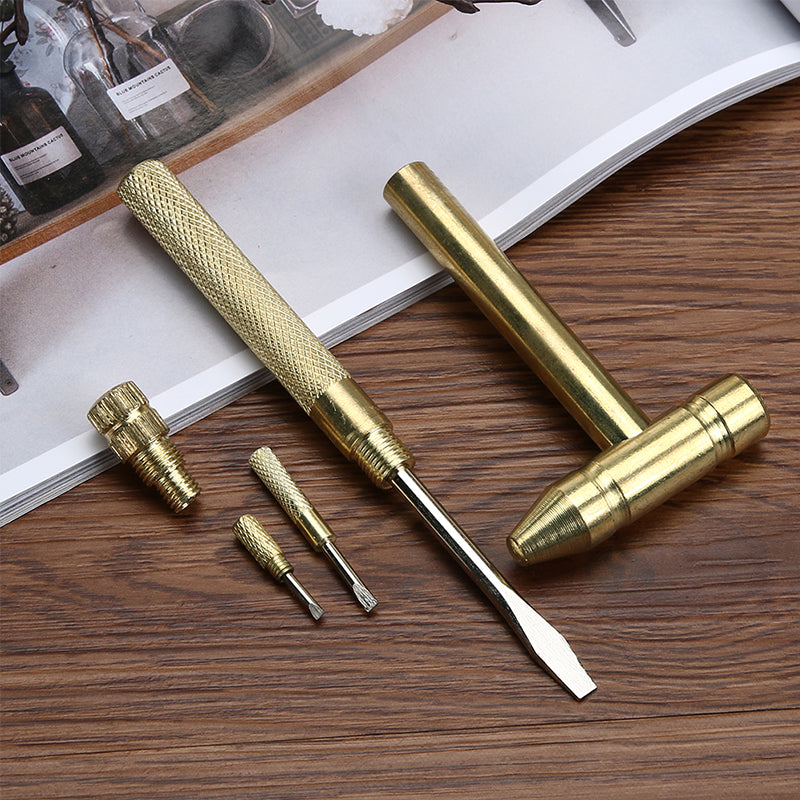 đ„Mini marteau multifonctionnel en cuivre 6 en 1