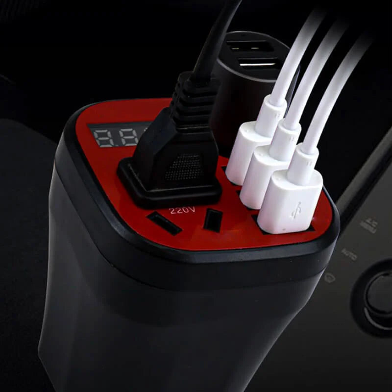 Onduleur pour gobelets de voiture