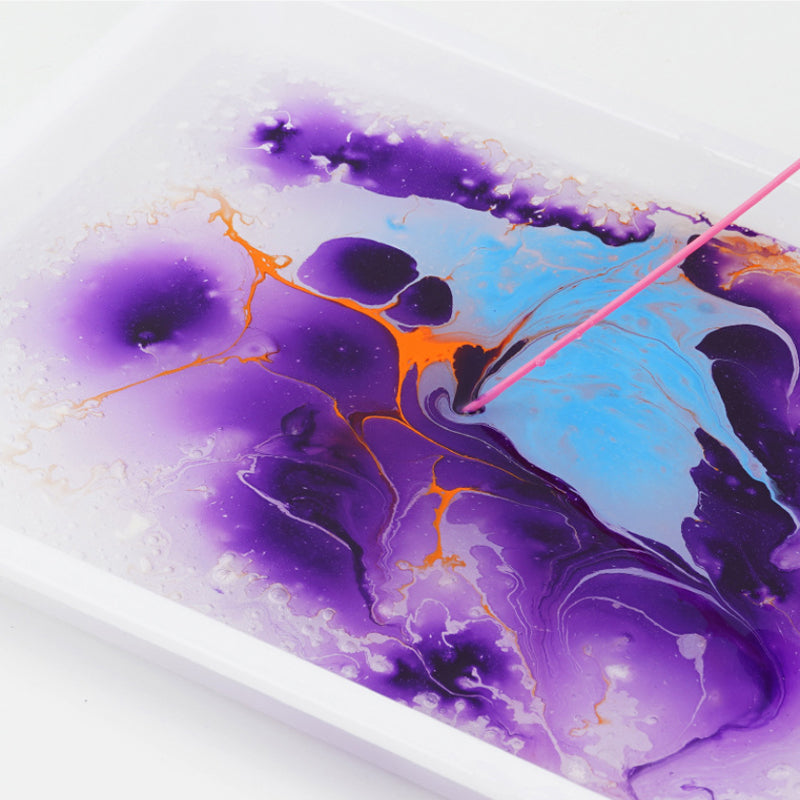 Kit d'Art de Peinture Marbrée à L'eau