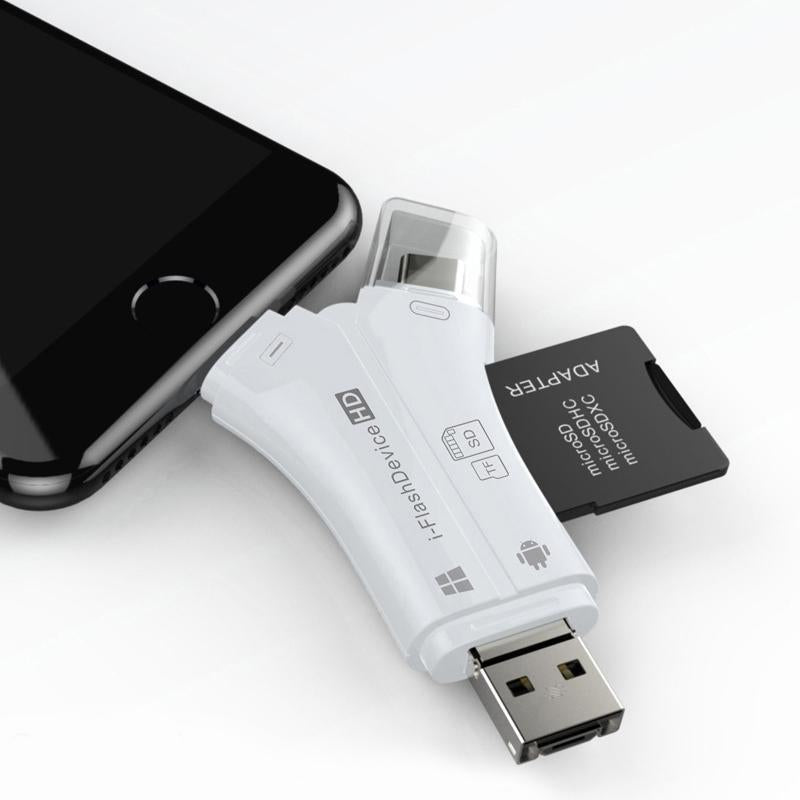 🎉4 en 1 Lecteur de Carte de Smartphone