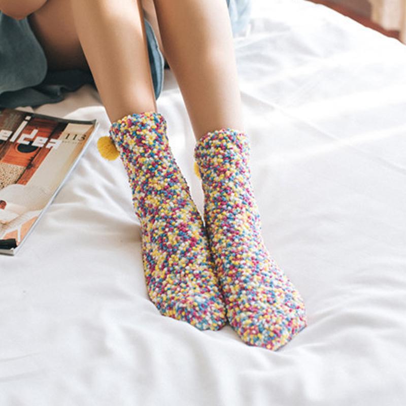 Pom Pom Cupcake Chaussettes