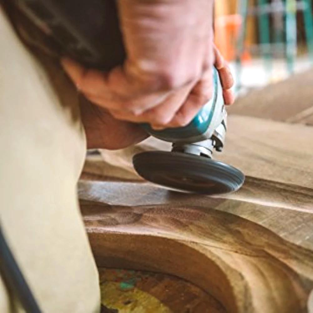 Roue de façonnage d'angle en bois