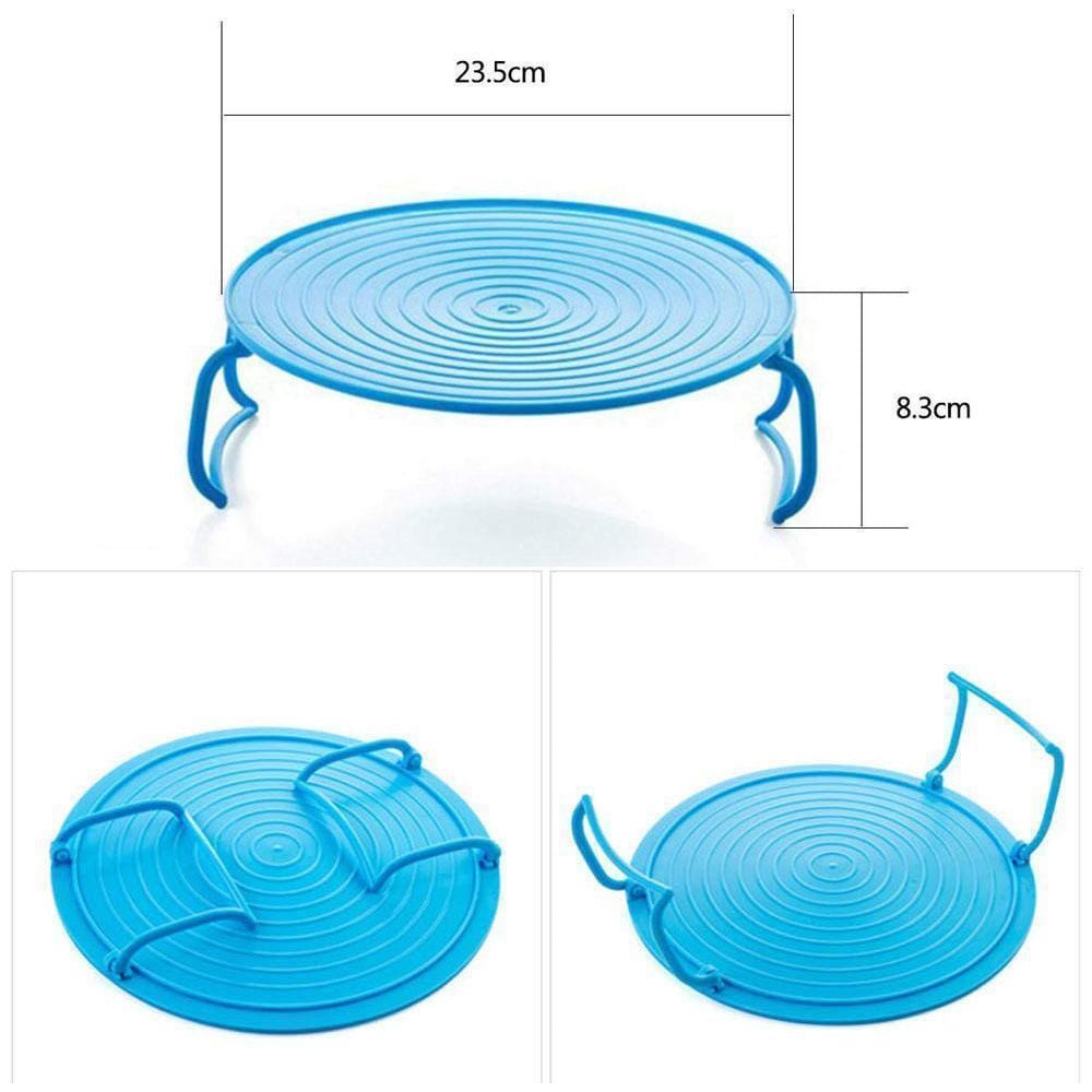 Plateau pliant pour micro-ondes 2 pièces
