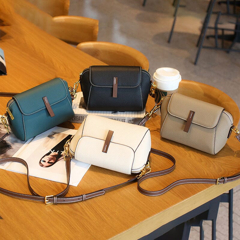 Sac à Bandoulière en Cuir Souple de Luxe Léger