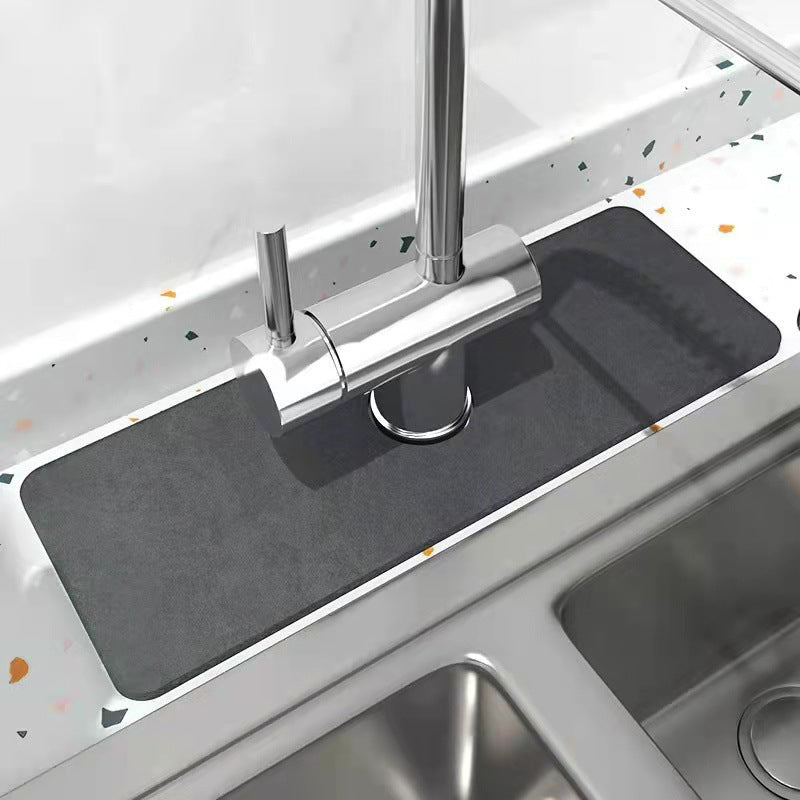 Tampon absorbant pour robinet de boue de diatomée