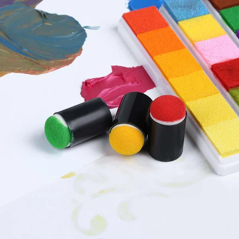 🧑🎨Couverture de doigt de tampon encreur bricolage créatif💖