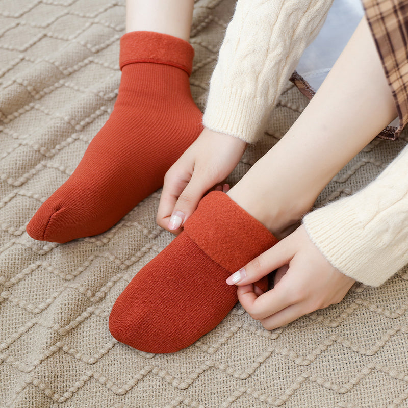 đ„Chaussettes d'Hiver avec Doublure en Peluche