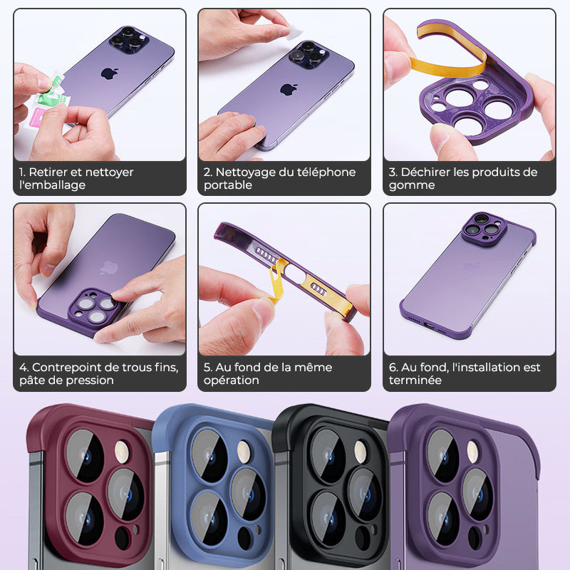 đ„Ătui en silicone pour lentilles de tĂ©lĂ©phone