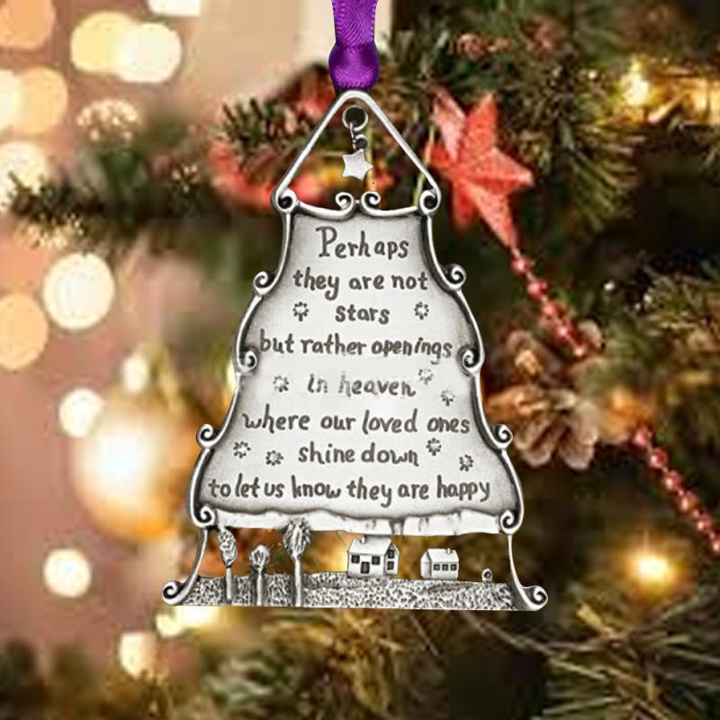 💖«Quand quelqu'un que vous aimez devient un souvenir» -🎄Ornement Commémoratif Joyeux Noël