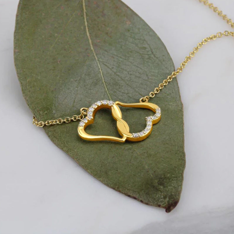 Collier Boucle Coeur Saint Valentin