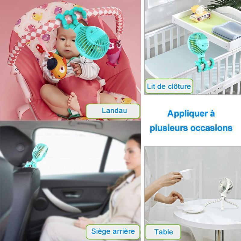 Mini Ventilateur Portatif Déformable